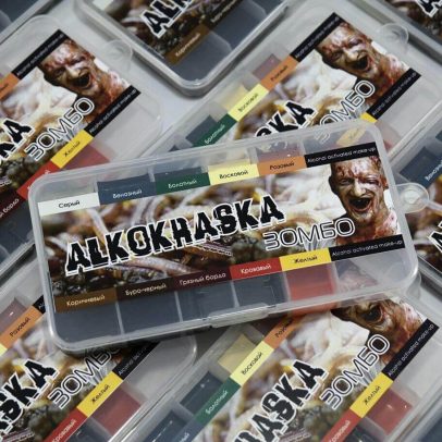 Alkokraska спиртовый грим Алкокраска палитра